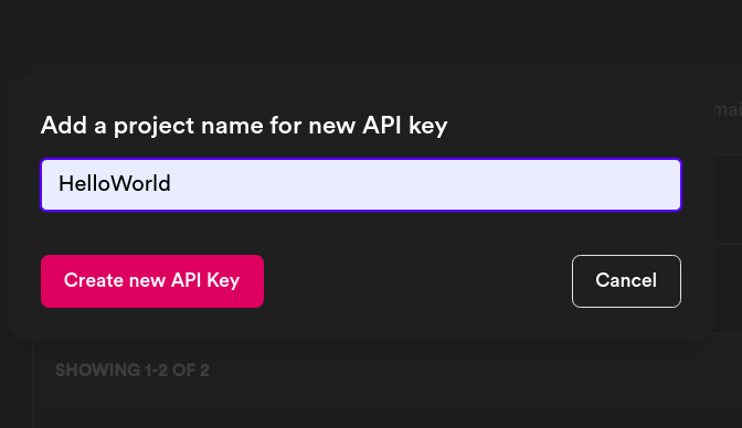 Video SDK Home Dashboard